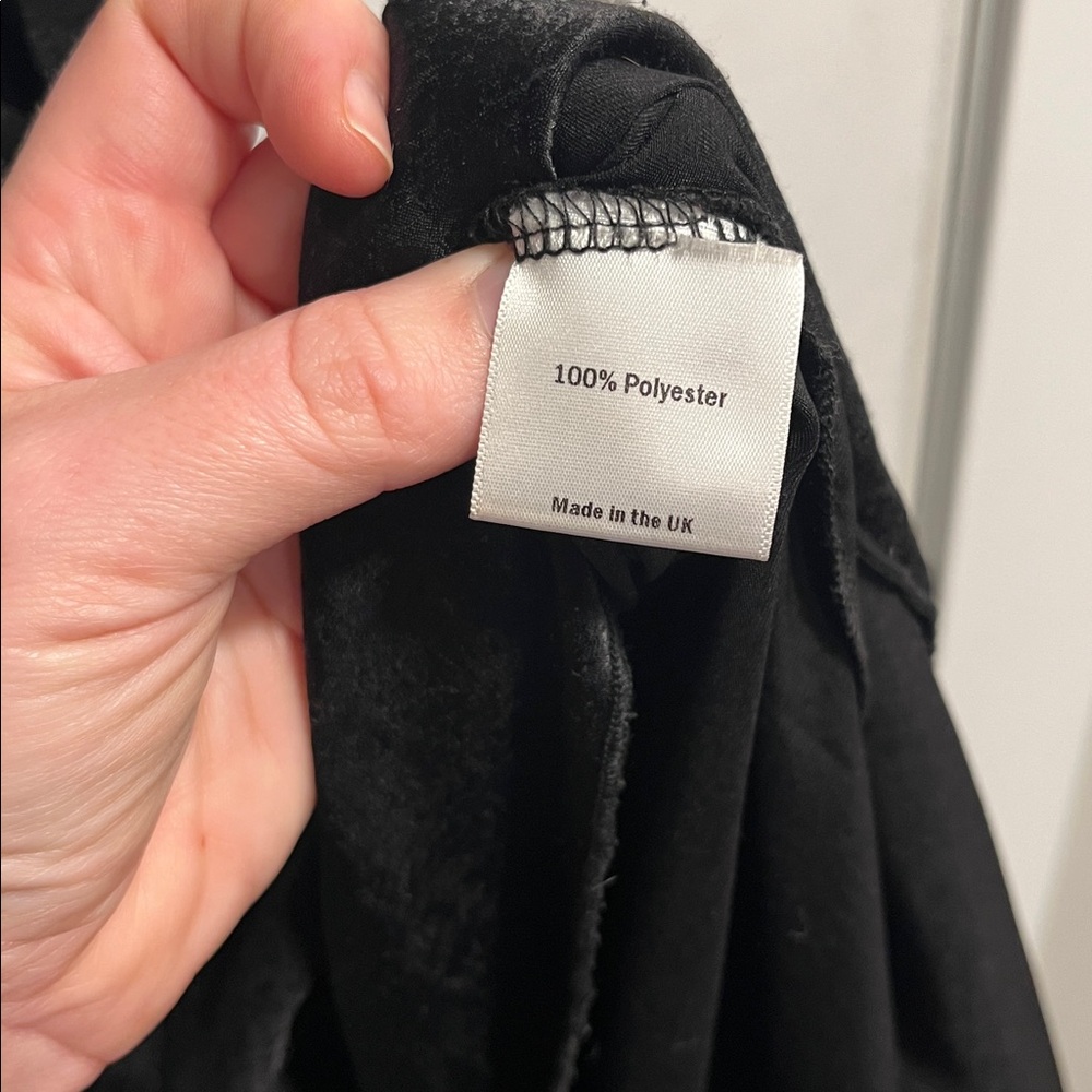 Flounce London Wrap Front Midaxi Dress in Black US Size 6 - Picture 8 of 12